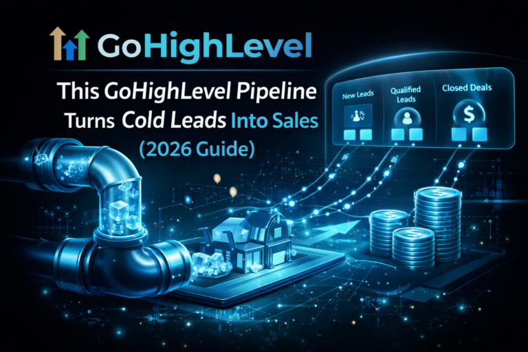 This GoHighLevel Pipeline Turns Cold Leads Into Sales (2026 Guide)