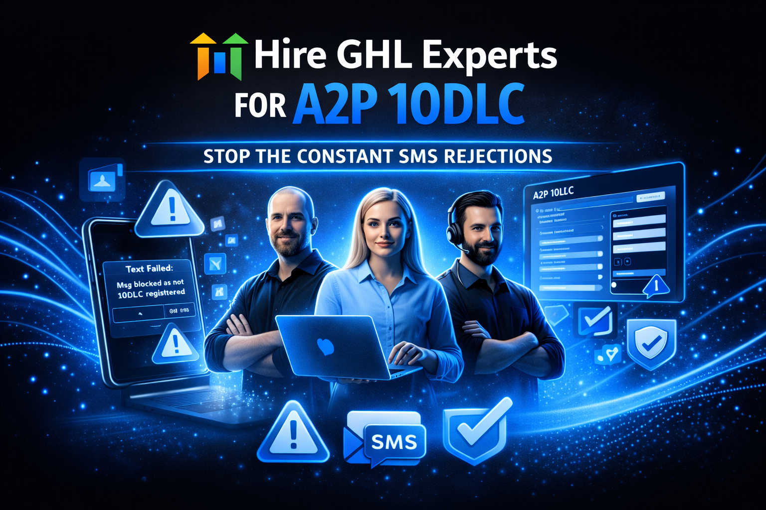 Hire GHL Experts for A2P 10DLC: Stop the Constant SMS Rejections