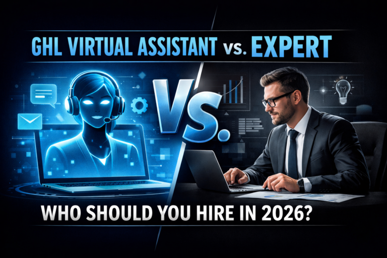GHL Virtual Assistant vs. Expert: Who Should You Hire in 2026?
