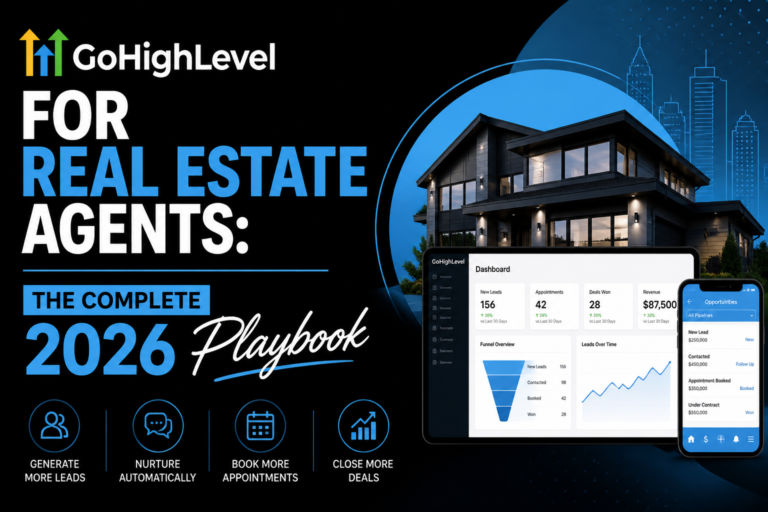 GoHighLevel for Real Estate Agents The Complete 2026 Playbook