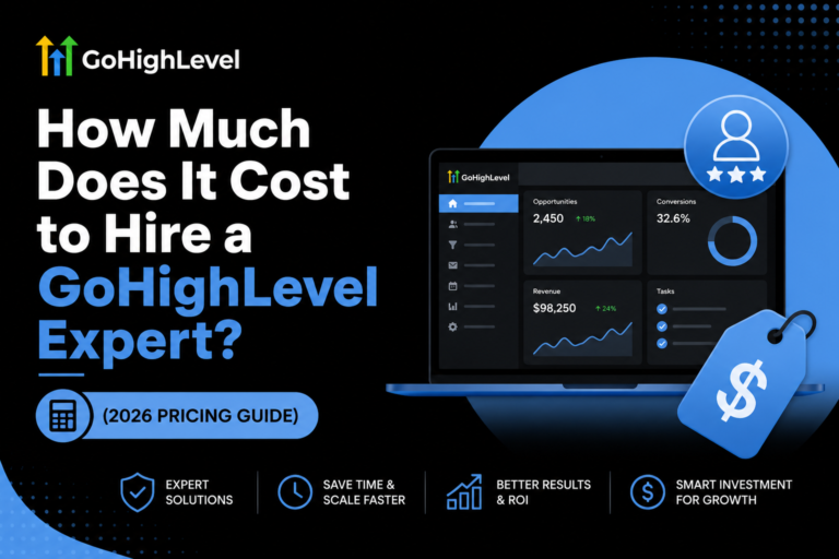 How Much Does It Cost to Hire a GoHighLevel Expert (2026 Pricing Guide)